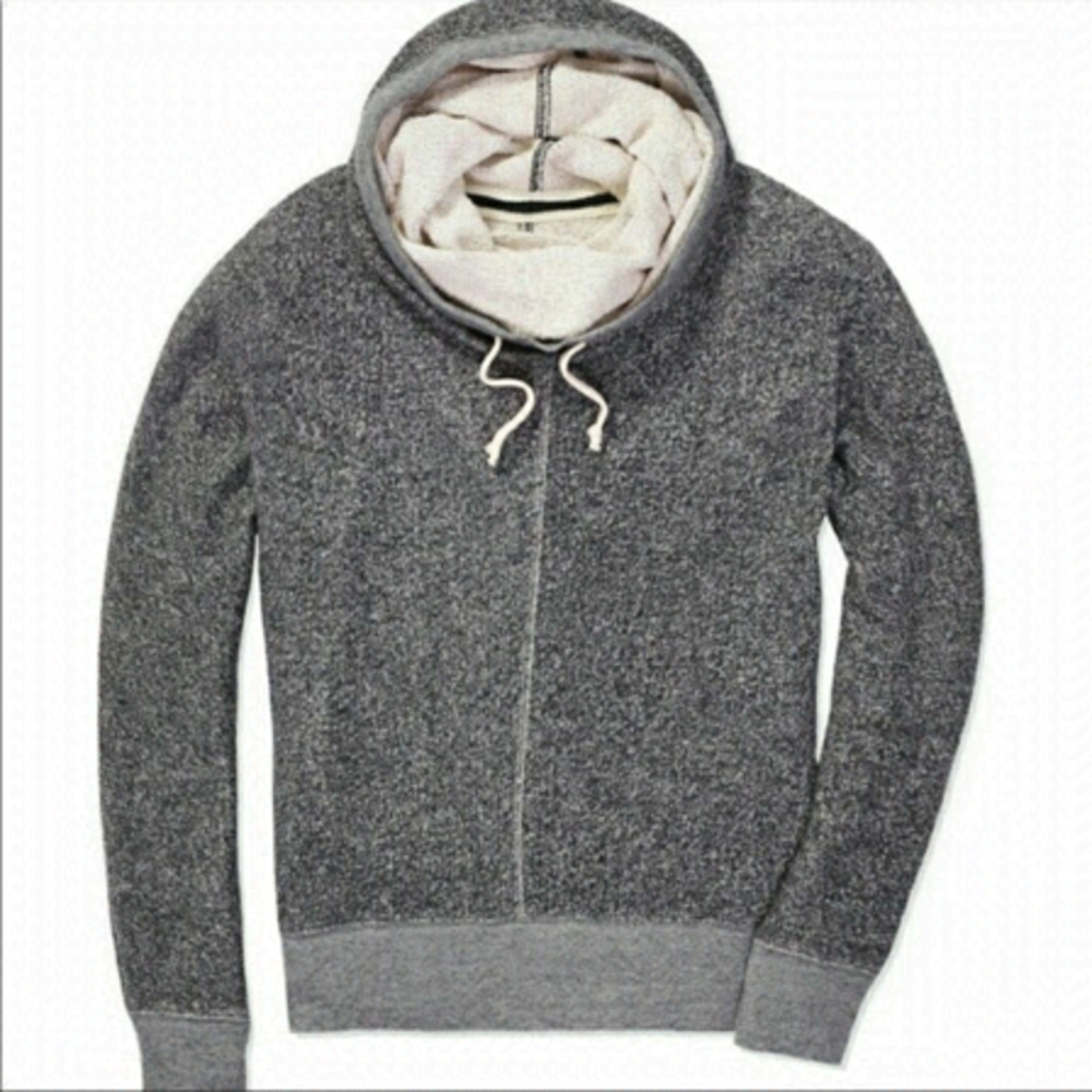 ARITZIA TNA hoodie cowl heathered gray/Purple